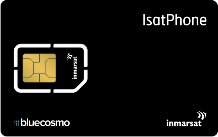 IsatPhone Global 200 Minute Monthly Service Plan with a SIM Card