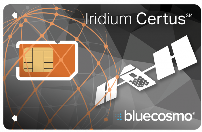 Iridium GO! exec Postpaid SIM Card from BlueCosmo